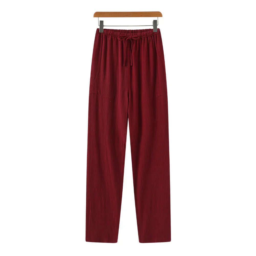 "MARRAKECH" - SLIM LINEN PANTALON