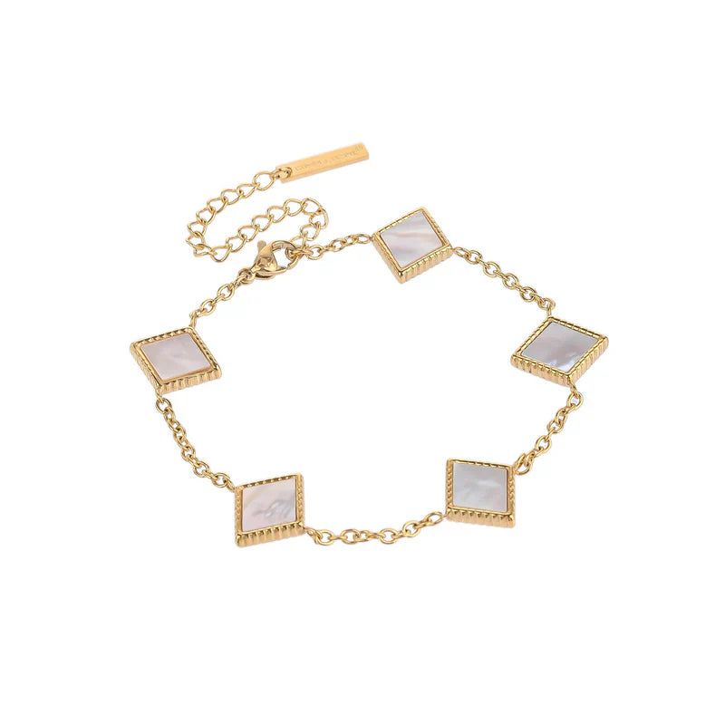 "POIRE" - SQUARE BRACELET