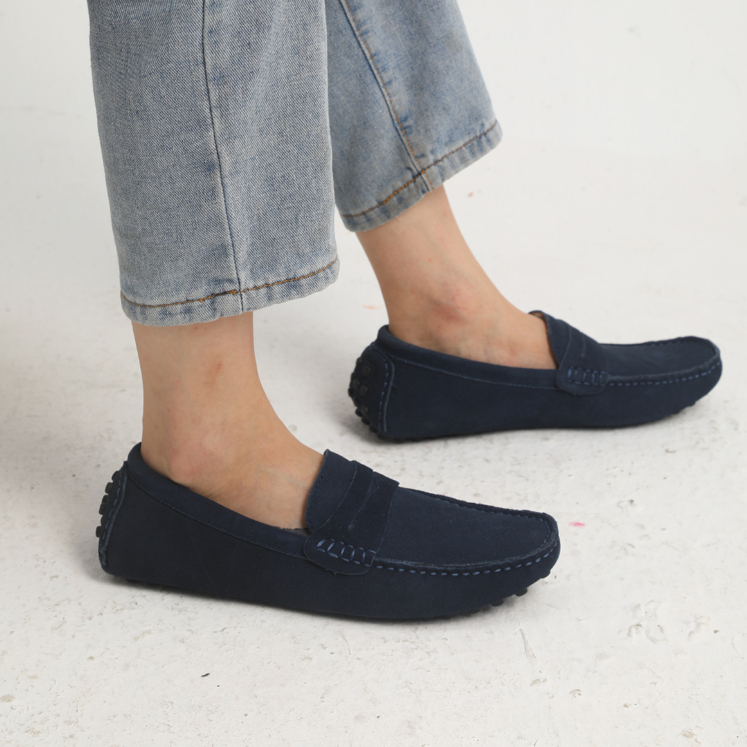 "SUEDE" - DRIVER LOAFERS