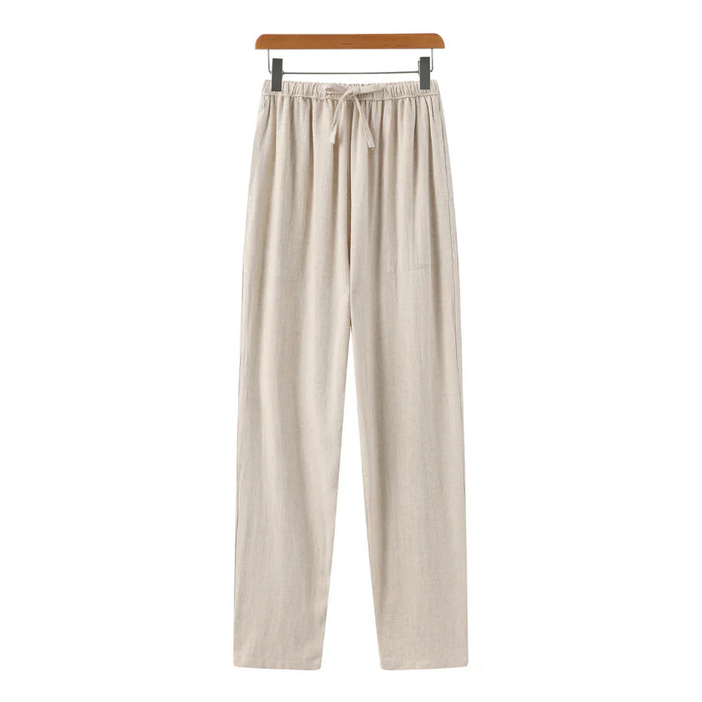 "MARRAKECH" - SLIM LINEN PANTALON