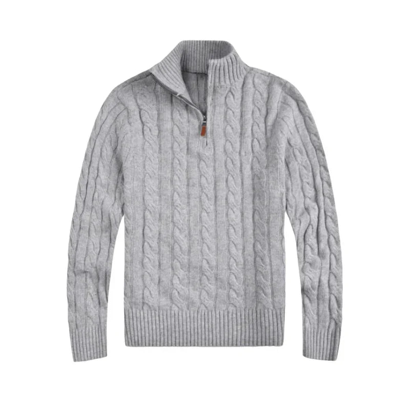 "VERBIER" - HALF ZIP SWEATER