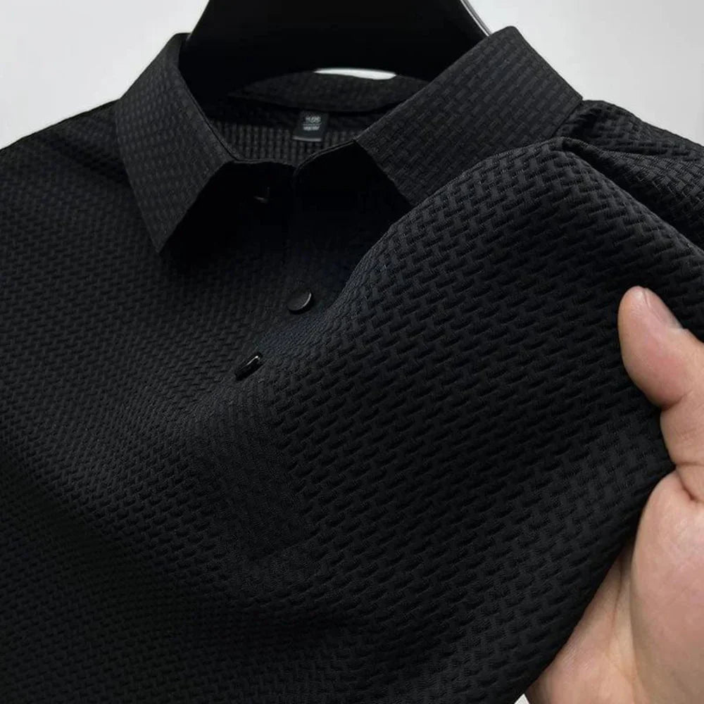 "PRESTIGIO" - SILK POLO (ANTI-WRINKLE)