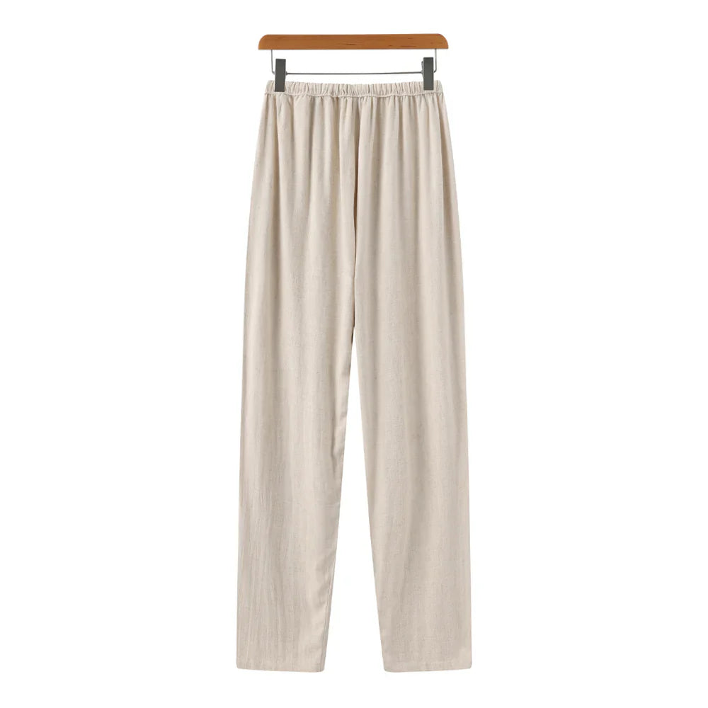 "MARRAKECH" - SLIM LINEN PANTALON