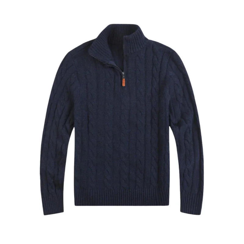 "VERBIER" - HALF ZIP SWEATER