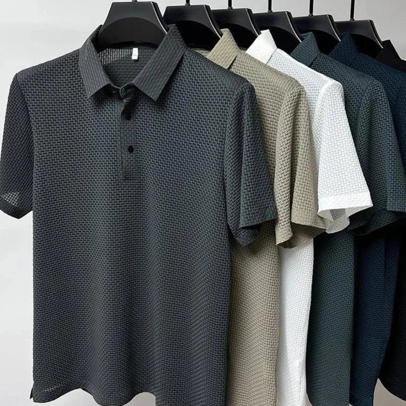 "PRESTIGIO" - SILK POLO (ANTI-WRINKLE)