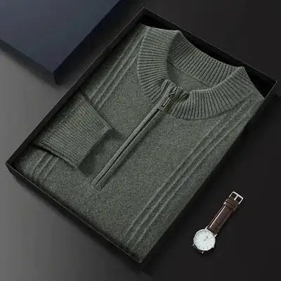 "CASHMERE" - HALF ZIP