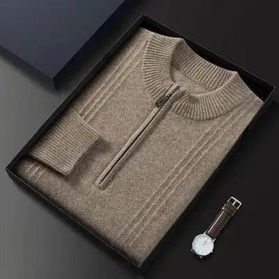 "CASHMERE" - HALF ZIP