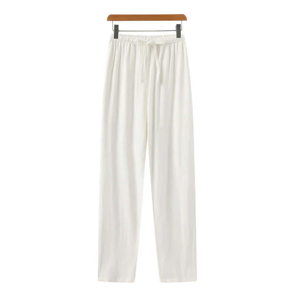 "MARRAKECH" - SLIM LINEN PANTALON