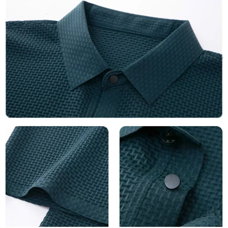 "PRESTIGIO" - SILK POLO (ANTI-WRINKLE)