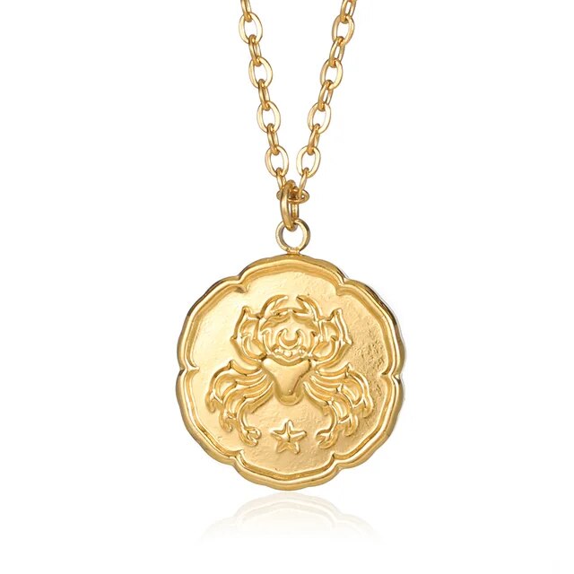 "ZODIAC" SIGN NECKLACE - GOLD