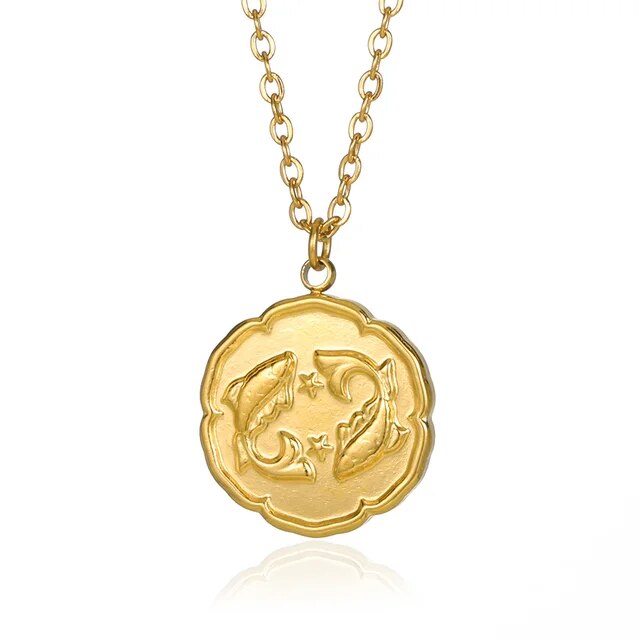 "ZODIAC" SIGN NECKLACE - GOLD