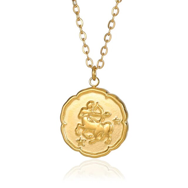 "ZODIAC" SIGN NECKLACE - GOLD