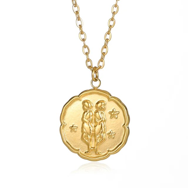 "ZODIAC" SIGN NECKLACE - GOLD