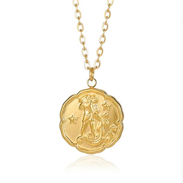 "ZODIAC" SIGN NECKLACE - GOLD