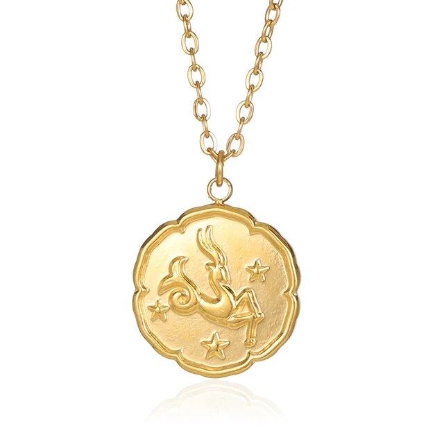 "ZODIAC" SIGN NECKLACE - GOLD