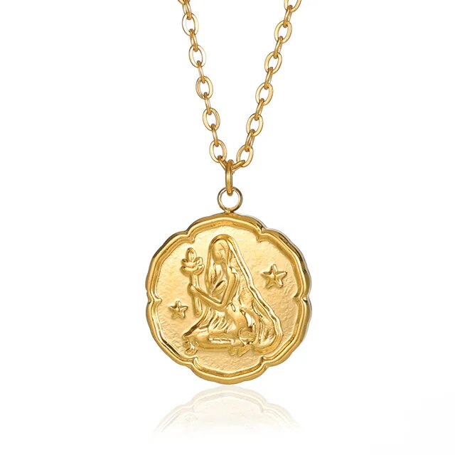 "ZODIAC" SIGN NECKLACE - GOLD