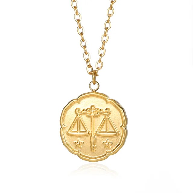 "ZODIAC" SIGN NECKLACE - GOLD