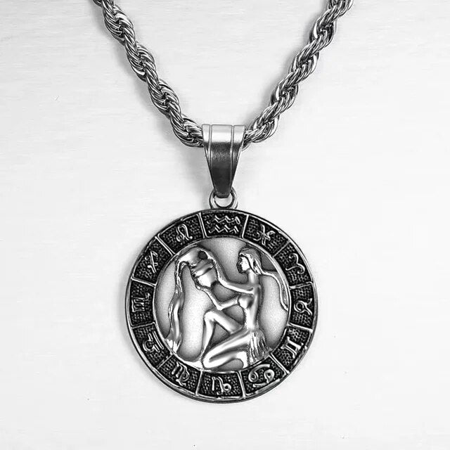 "ZODIAC" SIGN NECKLACE - SILVER