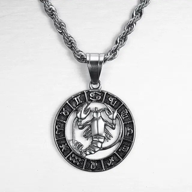 "ZODIAC" SIGN NECKLACE - SILVER