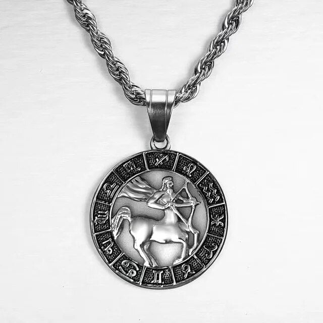 "ZODIAC" SIGN NECKLACE - SILVER