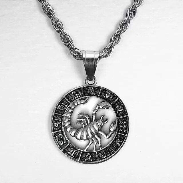 "ZODIAC" SIGN NECKLACE - SILVER