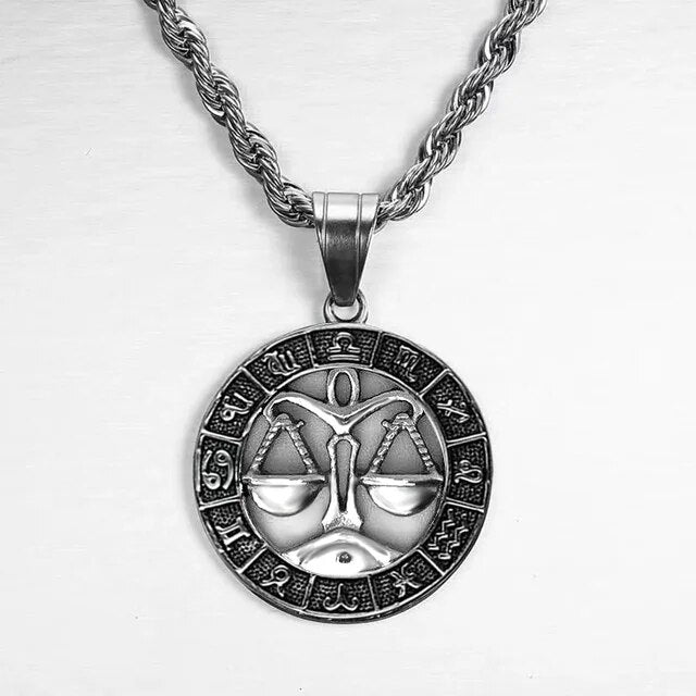 "ZODIAC" SIGN NECKLACE - SILVER