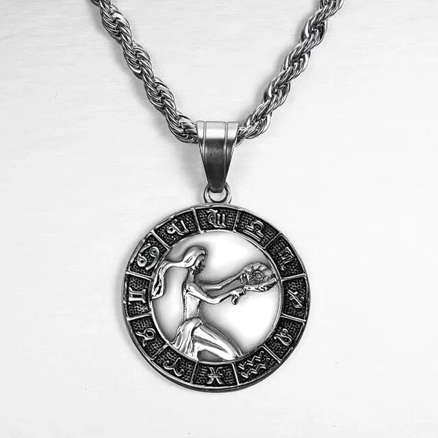 "ZODIAC" SIGN NECKLACE - SILVER