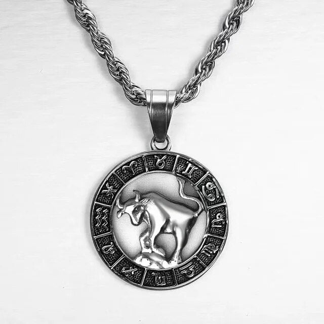 "ZODIAC" SIGN NECKLACE - SILVER