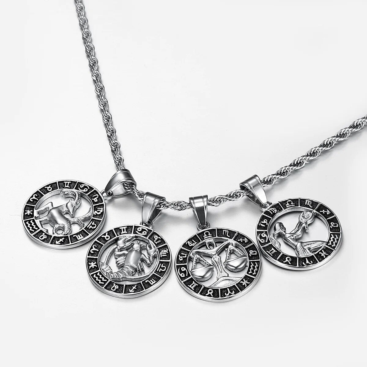 "ZODIAC" SIGN NECKLACE - SILVER