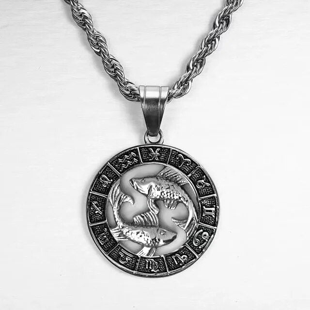 "ZODIAC" SIGN NECKLACE - SILVER