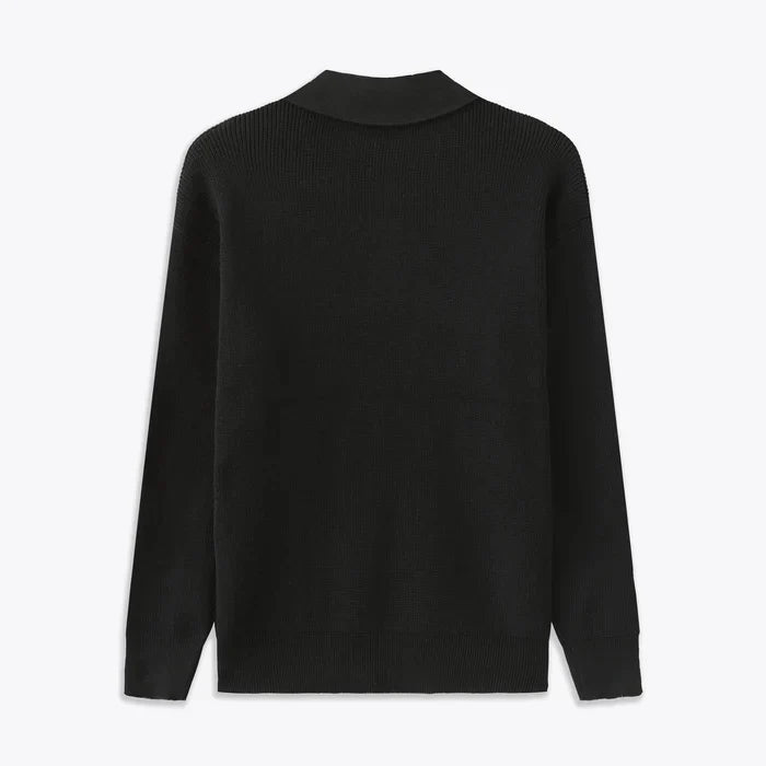 "CESARE" - HALF ZIP SWEATER