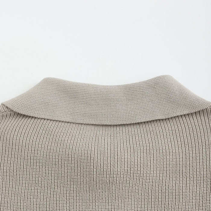 "CESARE" - HALF ZIP SWEATER